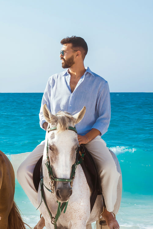 Blue Angel Linen Shirt